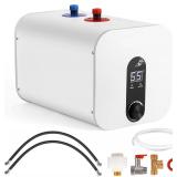 $84 Electric Mini Tank Water Heater 2.6 Gallon Und