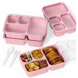 $22 Large Capacity Bento Box for Adults, 4-Piece S