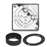 $65 Kerdi-Drain 4 in. Chrome Drain Grate