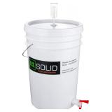 $58 U.S. Solid Plastic Fermenter - 6.5 Gallon Food