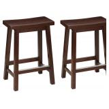 $85 Amazon Basics Solid Wood Saddle-Seat Counter H