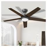 $130 Ceiling Fans with Lights- 52' Low Profile Ind