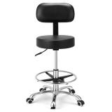 $124 Kaleurrier Rolling Swivel Adjustable Heavy Du