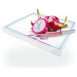 $21 Acrylic Cutting Board with Counter Lip Clear,