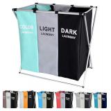 $20 135L Laundry Cloth Hamper Sorter Basket Bin Fo