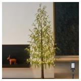 $130 LITBLOOM Lighted Norfolk Pine Tree 6FT 416 LE