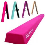 $36 8FT Folding Floor Gymnastics Beam for Kids,Non