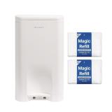 $84 ALLKEI 29L Diaper Pail White Includes 2 Magic