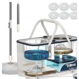 $60 Gen 1 Large-Capacity Spin Mop and Bucket   for