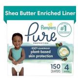 $65 Pampers Pure Protection Diapers - Size 4, One