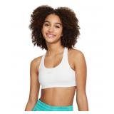 $25 Nike Big Girls Swoosh Sports Bra - White - L (