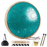 $70 Steel Tongue Drum - HOPWELL 15 Note 14 Inch -