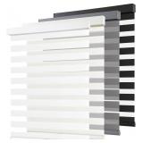 $51 AOSKY Cordless Zebra Blinds for Windows Pull D