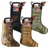 $23 Zubebe 4 Pcs Tactical Christmas Stockings Patr