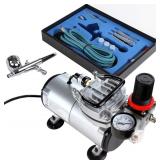 $83 TIMBERTECH Airbrush Kit with Compressor, Multi