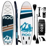 $180 Roc Inflatable Stand Up Paddle Boards with Pr