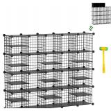 $87 Wire Cube Storage Organizer, 20 Cubes Converte