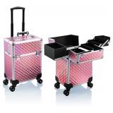 $83 Stagiant Rolling Makeup Train Case Large Stora