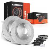 $100 A-Premium Rear Drilled and Slotted Disc Brake