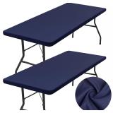 $27 homing 2 Pack Rectangle Table Cloth, Elastic F
