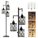 $54 ROTTOGOON Dimmable Farmhouse Floor Lamp, Indus