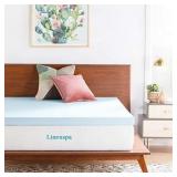 $120 linenspa 3 inch gel infused memory foam mattr