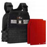 $140 Amstaff Tactical Weighted Vest - Adjustable W