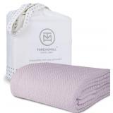 $73 Threadmill Luxury Cotton Blankets for Queen Si