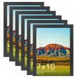 $27 7x10 Picture Frame Black for Wall Mounting or