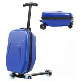 $162 20' Hardshell Scooter Suitcase for Kid & Adul
