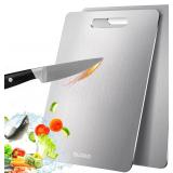 $60 2 Pack Titanium Cutting Board - 100% Pure Tita