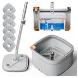 $56 KZKR Spin Mop and Bucket Set with Self Separat
