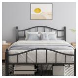 $90 Full Size Bed Frames with Headboard, Noise-Fre