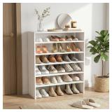 $110 SIMOE 3-in-1 Adjustable Shoe Rack, 6-Tier Sta