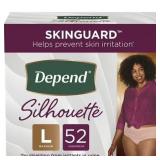 $62 Depend Silhouette Adult Incontinence Underwear