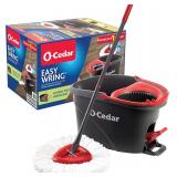 $30 O-Cedar EasyWring Microfiber Spin Mop, Bucket