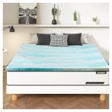 $61 Memory Foam Mattress Topper Twin Size, 2 Inch