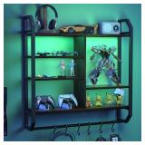 $96 Nidouillet 34' Gaming Floating Shelves, Large
