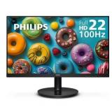 $76 PHILIPS 22' (21.5' Viewable) 100 Hz VA FHD Mon
