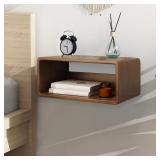 $34 Floating Nightstand, Wall Mounted Bedside Shel