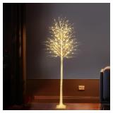 $90 Lighted Birch Tree for Christmas Decor, 8FT Ho