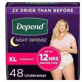 $58 Depend Night Defense Adult Incontinence & Post