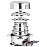 $271 Magma 10 Piece Gourmet Nesting Stainless Stee