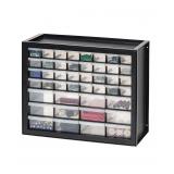 $40 IRIS 44 Drawer Parts and Hardware Cabinet, Bla