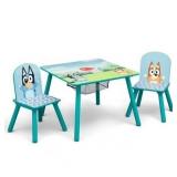 $60 Bluey Table and Chair Set with Storage (2 Chai