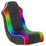 $136 X Rocker Video Gaming Floor Rocker Chair, Bui