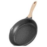 $15 JEETEE 8 Inch Nonstick Frying Pan, Stone Coati