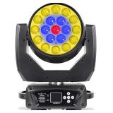 $239 DJCLUB Moving Head DJ Lighting 19x15W Zoom Be
