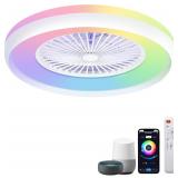 $200 24' Bladeless Ceiling Fans with RGB Light, Lo