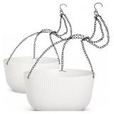 $37 Dexceder 11.2 Inch Self Watering Hanging Plant